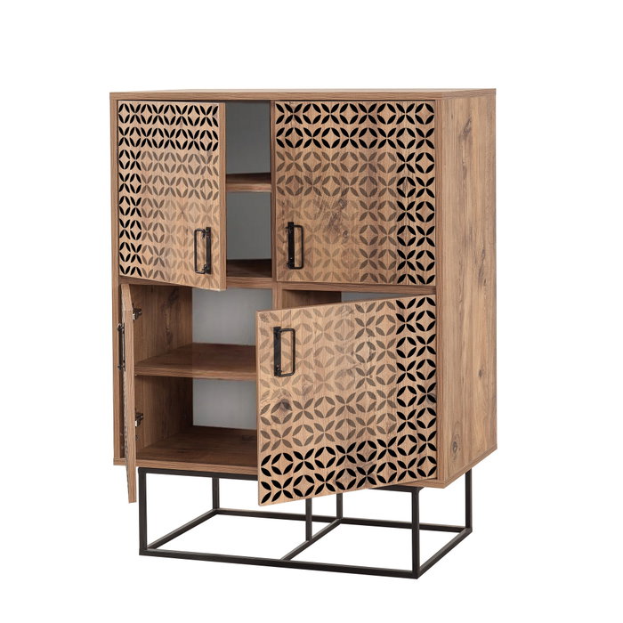 Hanah Home Quantum Solo - Fade Pino Atlántico y Negro